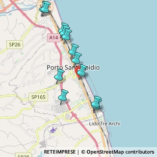 Mappa Via Carlo Goldoni, 63821 Porto Sant'Elpidio FM, Italia (2.02333)