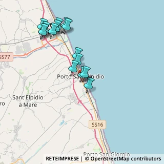 Mappa Via Carlo Goldoni, 63821 Porto Sant'Elpidio FM, Italia (4.09067)