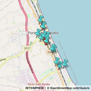 Mappa Via, 63821 Porto Sant'Elpidio FM, Italia (0.68615)
