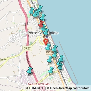 Mappa Via, 63821 Porto Sant'Elpidio FM, Italia (1.0855)