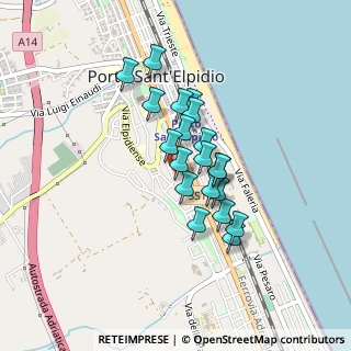 Mappa Via, 63821 Porto Sant'Elpidio FM, Italia (0.3285)