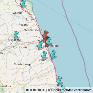Mappa Via, 63821 Porto Sant'Elpidio FM, Italia (19.68769)