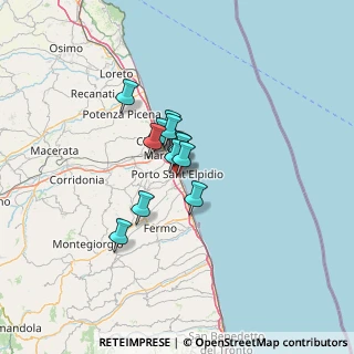 Mappa Via, 63821 Porto Sant'Elpidio FM, Italia (7.5375)