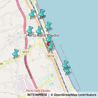 Mappa Via G. D'Annunzio, 63821 Porto Sant'Elpidio FM, Italia (1.06182)