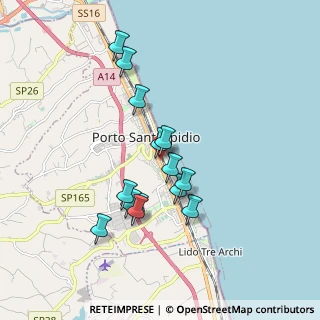 Mappa Via San Francesco D'Assisi, 63821 Porto Sant'Elpidio FM, Italia (1.64571)
