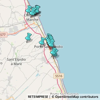 Mappa Via G. D'Annunzio, 63821 Porto Sant'Elpidio FM, Italia (3.39375)