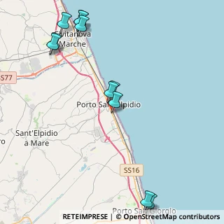 Mappa Via San Francesco D'Assisi, 63821 Porto Sant'Elpidio FM, Italia (5.41)