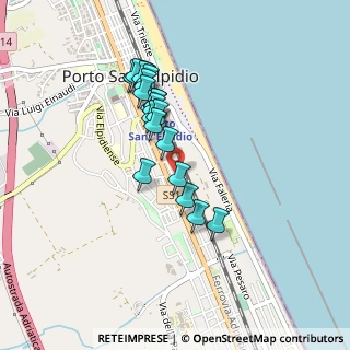 Mappa Via G. D'Annunzio, 63821 Porto Sant'Elpidio FM, Italia (0.39)