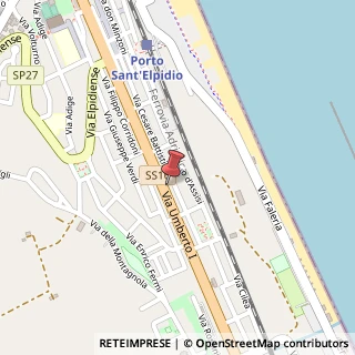 Mappa Via Umberto I, 191, 63821 Porto Sant'Elpidio, Fermo (Marche)
