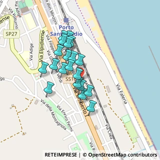 Mappa Via G. D'Annunzio, 63821 Porto Sant'Elpidio FM, Italia (0.175)