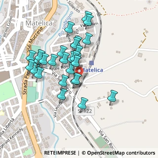 Mappa Via Michelangelo, 62024 Matelica MC, Italia (0.21966)