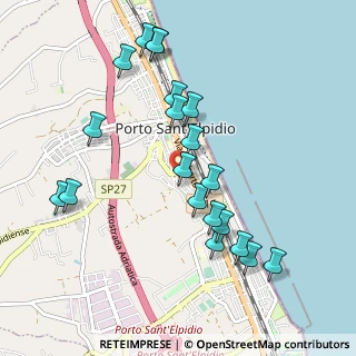 Mappa Via Torquato Tasso, 63821 Porto Sant'Elpidio FM, Italia (1.0535)