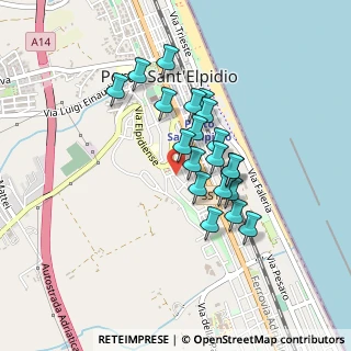 Mappa Via Torquato Tasso, 63821 Porto Sant'Elpidio FM, Italia (0.359)