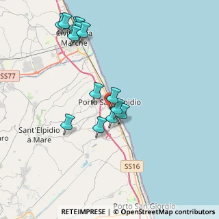Mappa Via Torquato Tasso, 63821 Porto Sant'Elpidio FM, Italia (4.12643)