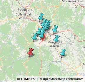 Mappa Strada di Fogliano, 53018 Sovicille SI, Italia (9.68059)