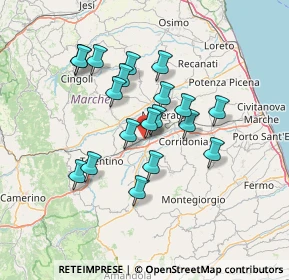 Mappa Via V. Vecchietti, 62010 Pollenza MC, Italia (12.15105)