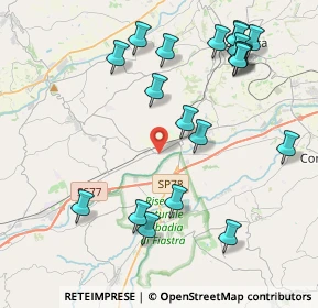 Mappa Via V. Vecchietti, 62010 Casette Verdini MC, Italia (4.8135)