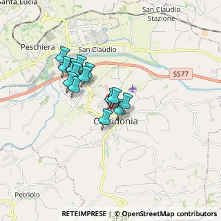 Mappa Via Lorenzo Lotto, 62014 Corridonia MC, Italia (1.43867)