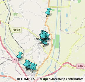 Mappa Via Montanara, 52045 Foiano della Chiana AR, Italia (1.5015)