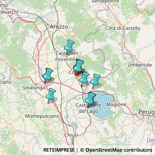Mappa Via Esselina, 52044 Cortona AR, Italia (9.74818)