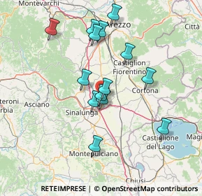 Mappa 52045 Foiano della Chiana AR, Italia (13.52071)