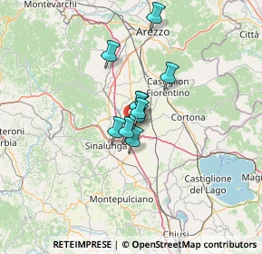 Mappa 52045 Foiano della Chiana AR, Italia (15.43231)