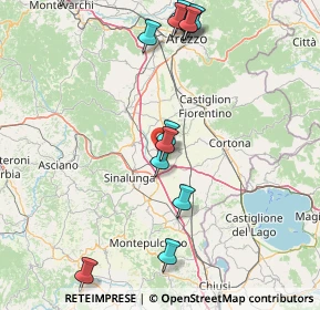 Mappa 52045 Foiano della Chiana AR, Italia (19.25615)
