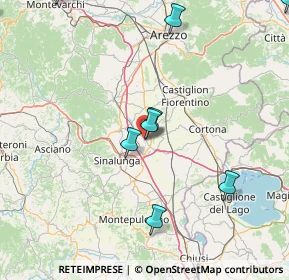 Mappa 52045 Foiano della Chiana AR, Italia (25.75667)