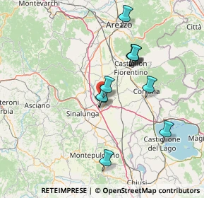 Mappa 52045 Foiano della Chiana AR, Italia (13.07909)