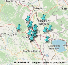 Mappa 52045 Foiano della Chiana AR, Italia (8.04059)