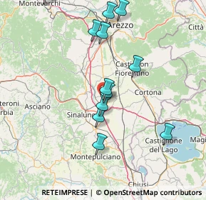 Mappa 52045 Foiano della Chiana AR, Italia (15.60333)