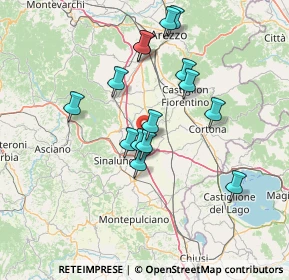 Mappa 52045 Foiano della Chiana AR, Italia (13.33)