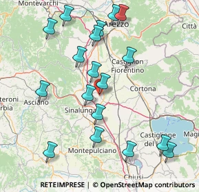 Mappa 52045 Foiano della Chiana AR, Italia (17.87333)