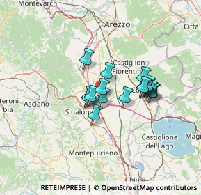 Mappa 52045 Foiano della Chiana AR, Italia (9.78)