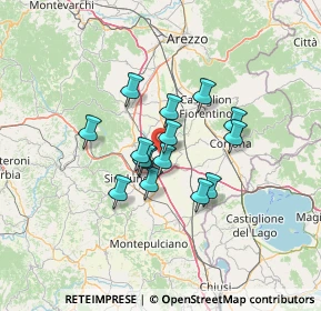 Mappa 52045 Foiano della Chiana AR, Italia (9.77467)