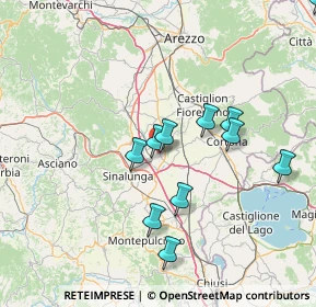 Mappa 52045 Foiano della Chiana AR, Italia (15.33364)