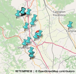 Mappa 52045 Foiano della Chiana AR, Italia (8.816)