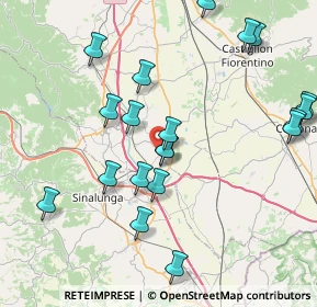 Mappa 52045 Foiano della Chiana AR, Italia (9.0345)