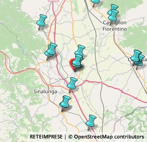 Mappa 52045 Foiano della Chiana AR, Italia (8.55941)