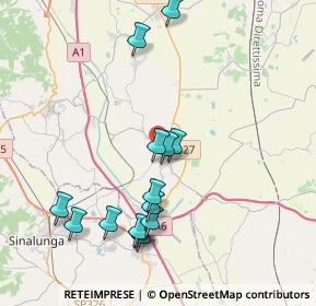 Mappa 52045 Foiano della Chiana AR, Italia (4.13357)