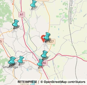 Mappa 52045 Foiano della Chiana AR, Italia (5.27385)