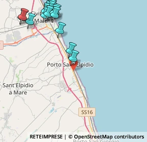 Mappa Via Andrea Doria, 63821 Porto Sant'Elpidio FM, Italia (5.89895)