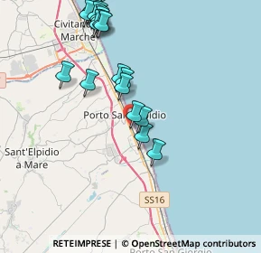 Mappa Via Andrea Doria, 63821 Porto Sant'Elpidio FM, Italia (4.4475)