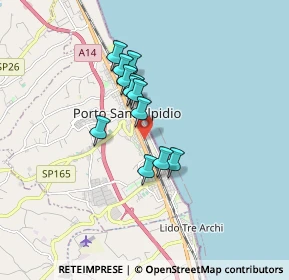 Mappa Via Andrea Doria, 63821 Porto Sant'Elpidio FM, Italia (1.27667)