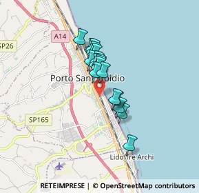 Mappa Via Andrea Doria, 63821 Porto Sant'Elpidio FM, Italia (1.17167)