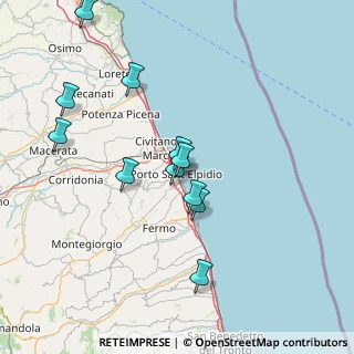 Mappa Via Andrea Doria, 63821 Porto Sant'Elpidio FM, Italia (14.71636)