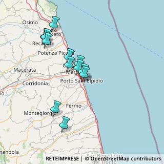 Mappa Piazza F.lli D'Angelo, 63821 Porto Sant'Elpidio FM, Italia (13.735)