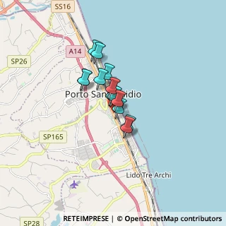 Mappa Piazza F.lli D'Angelo, 63821 Porto Sant'Elpidio FM, Italia (1.00077)
