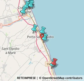 Mappa Piazza F.lli D'Angelo, 63821 Porto Sant'Elpidio FM, Italia (4.95182)