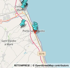 Mappa Piazza F.lli D'Angelo, 63821 Porto Sant'Elpidio FM, Italia (4.73667)